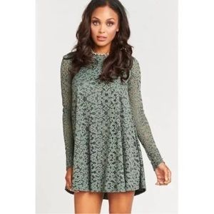 Lace Long Sleeve Mini Dress Size Small by SHOW ME YOUR MUMU
